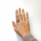 Bague 56 Bague cocktail en or blanc 750 et diamants 58 Facettes 250470R
