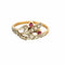 Bague 54 Bague début XXe or jaune et blanc, rubis et diamants 58 Facettes LAN12232