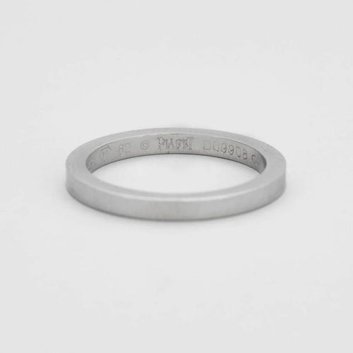 Bague 62 Piaget - Alliance en platine et petit diamant 58 Facettes B1