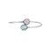 Bracelet Bracelet Jonc Pierres 58 Facettes