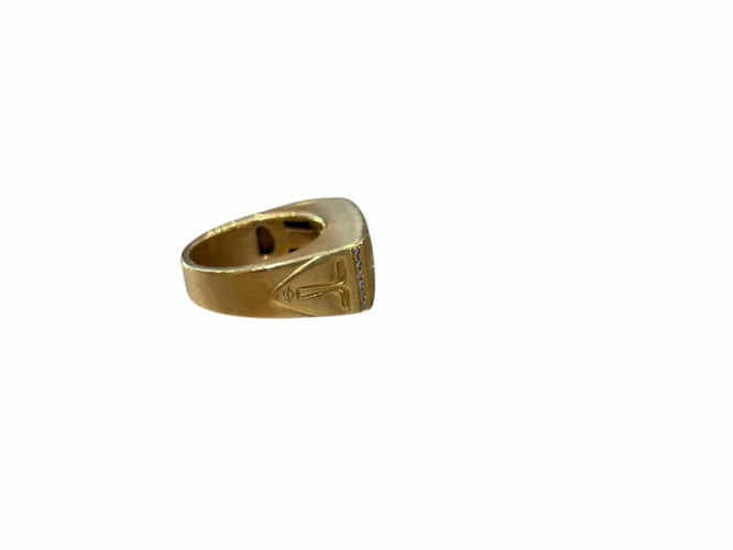 Bague 50 MAUBOUSSIN - Bague vintage or jaune et diamants 58 Facettes