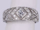 Bague 52.5 Bague Princesse Art-Déco Diamants en or blanc 58 Facettes BA-784