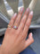 Bague 57 Bague art déco, platine rubis et diamants 58 Facettes