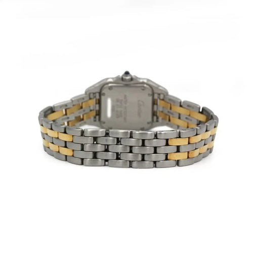Montre Montre Or & Acier Panthère PM 2 rangs - CARTIER 58 Facettes 260022R