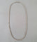 Collier COLLIER PLAT VINTAGE OR BLANC 58 Facettes C 60