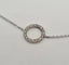 Bracelet Bracelet or blanc serti de diamants naturels 58 Facettes