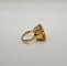 Bague 50 Bague or jaune sertie d’une citrine 58 Facettes