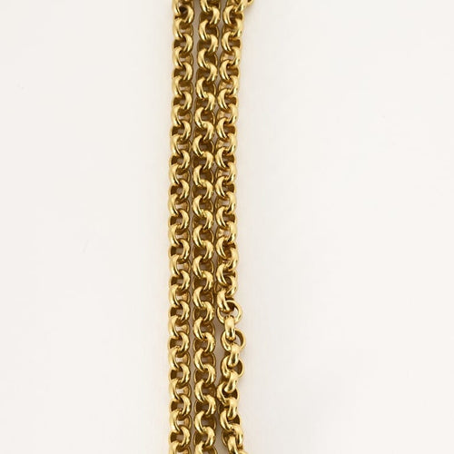 Collier Gio Caroli - Élégant collier en or jaune, or blanc et diamants 58 Facettes MONTG0135