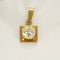 Pendentif Pendentif en or jaune et diamant 58 Facettes CHAL1371