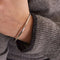 Bracelet Bracelet Demi-jonc plat or blanc 58 Facettes