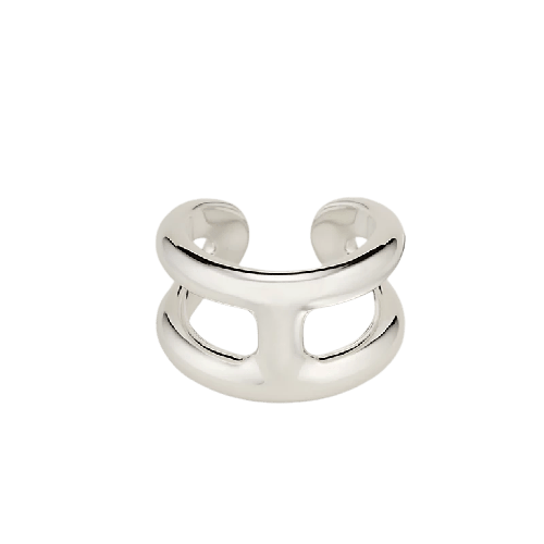 Bague 50 Hermès Osmose petit modèle - Bague en argent 925 58 Facettes Osmose