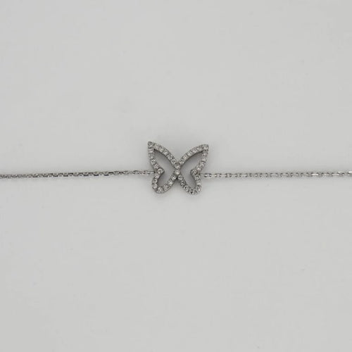 Bracelet Bracelet papillon diamants 58 Facettes