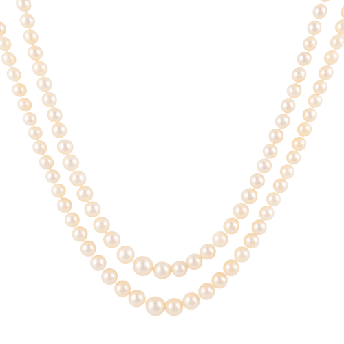 Collier Collier de Perles double rang 58 Facettes 1