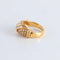 Bague 54 Bague Pavage Diamants or jaune 58 Facettes FM113