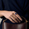 Bague 53 Bague - Bague saphir ovale 6,05 ct en or blanc 18k et diamants 58 Facettes LJ20-9
