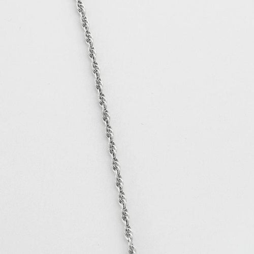 Collier Collier or blanc et pendentif saphir et diamants 58 Facettes MON07012