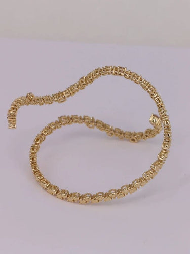 Bracelet Bracelet Or jaune Diamants 58 Facettes P690