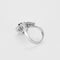 Bague 52.5 Bague aigrette en or blanc 18k et diamants, saphir 0,50 ct 58 Facettes BA31