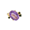 Bague 52.5 Bague en or jaune 18 carats avec améthyste et tsavorites 58 Facettes 33247