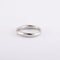 Bague 51 / Blanc/Gris / Platine 900 Bague Solitaire 0.25 carat 58 Facettes 140490R