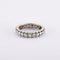 Bague 53 / Blanc/Gris / Or 750 Alliance américaine Diamants 0.90ct 58 Facettes 170157R