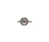 Bague 52 Bague or blanc palladié sertie de diamants naturels 58 Facettes