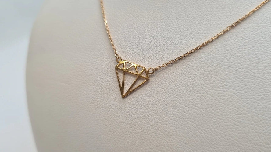 Collier Collier en Or jaune 58 Facettes