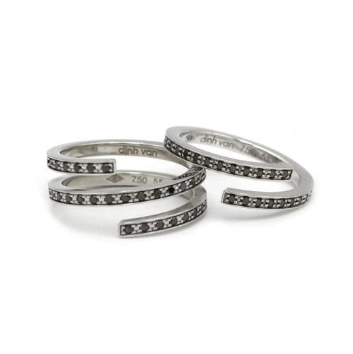 Bague 55 Bagues La Spirale - DINH VAN 58 Facettes 250022R-250023R