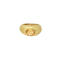 Bague 54 Bague en or jaune 18 carats avec citrine 58 Facettes 28810