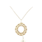 Pendentif Pendentif porte-pièce en or jaune 18 carats 6,33 g 58 Facettes 250093
