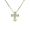 Pendentif Pendentif croix - Pendentif en or jaune 14 carats et diamants 58 Facettes 2459