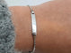 Bracelet Gourmette en Or Blanc 58 Facettes