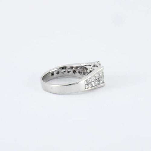 Bague 52 Bague bandeau Diamants 58 Facettes