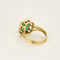 Bague 56 Bague en or jaune 18K sertie d’une émeraude 5 ct 58 Facettes 58FC161