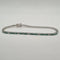 Bracelet Rivière or blanc sertie de diamants et émeraudes 58 Facettes