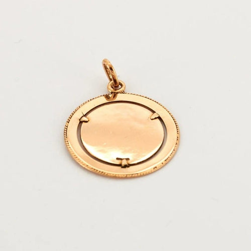 Pendentif Pendentif or rose 18 carats 58 Facettes