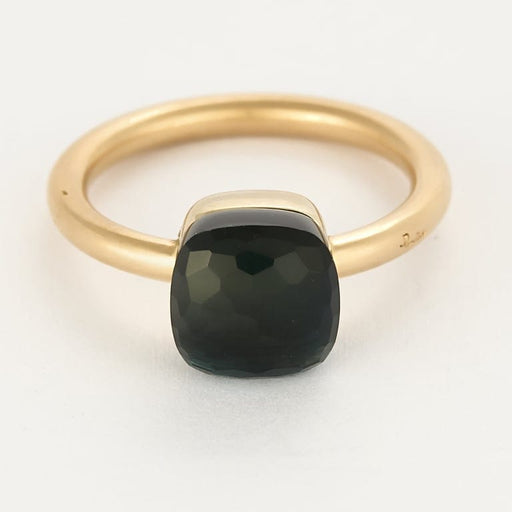 Bague 51.5 Pomellato - Bague Nudo Classique - Bague en or jaune et topaze bleu London 58 Facettes 58FC31-3