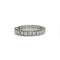 Bague 56 Alliance américaine - Bague en or blanc 750 et diamants 58 Facettes 260010SP