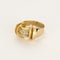 Bague 57 Bague Tank en or jaune et diamants 58 Facettes RAM3338X2