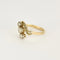 Bague 54.5 Bague en or jaune, or blanc et diamants 58 Facettes LAV1851