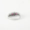 Bague 54 Bague Saphirs roses et éclats de diamants 58 Facettes