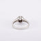 Bague 55 / Blanc/Gris / Or 750 Bague Solitaire Diamant 0.25 carat 58 Facettes 210146R