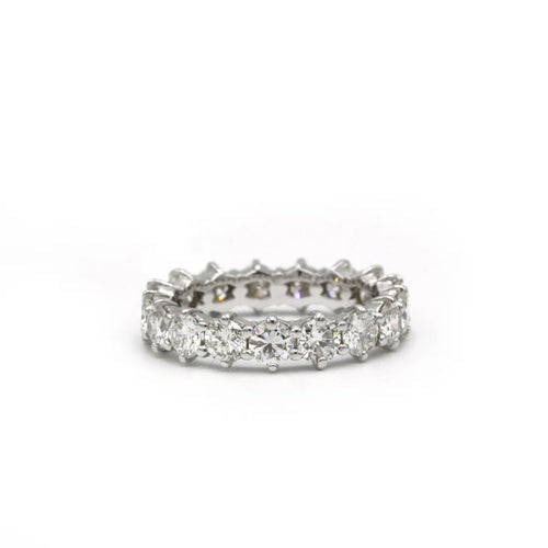 Bague 52 Alliance Américaine - Or blanc & Diamants 58 Facettes 250033SP