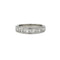 Bague 47 Demi alliance platine diamants 58 Facettes 240214R