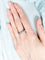 Bague 56 Alliance - Bague demi-tour en or blanc et diamants 58 Facettes 404 50039