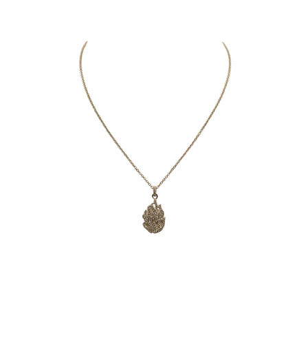 Collier Collier flammes or jaune serti de diamants 58 Facettes