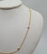Collier Collier or jaune serti de diamants 58 Facettes