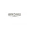 Bague 50 Solitaire or blanc diamant 58 Facettes 220463R