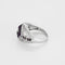 Bague 55 Bague en or blanc, améthyste et diamants 58 Facettes DIE1865