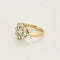 Bague 55 Bague Marguerite en or jaune 18k et diamants 58 Facettes LJ 25-329